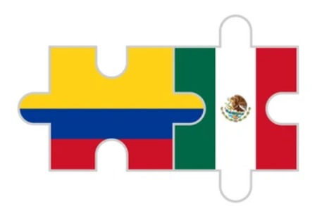 Colombia y México
